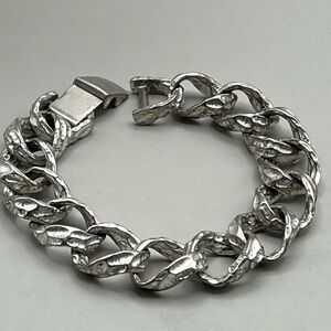 Chunky Silver Chain Bracelet